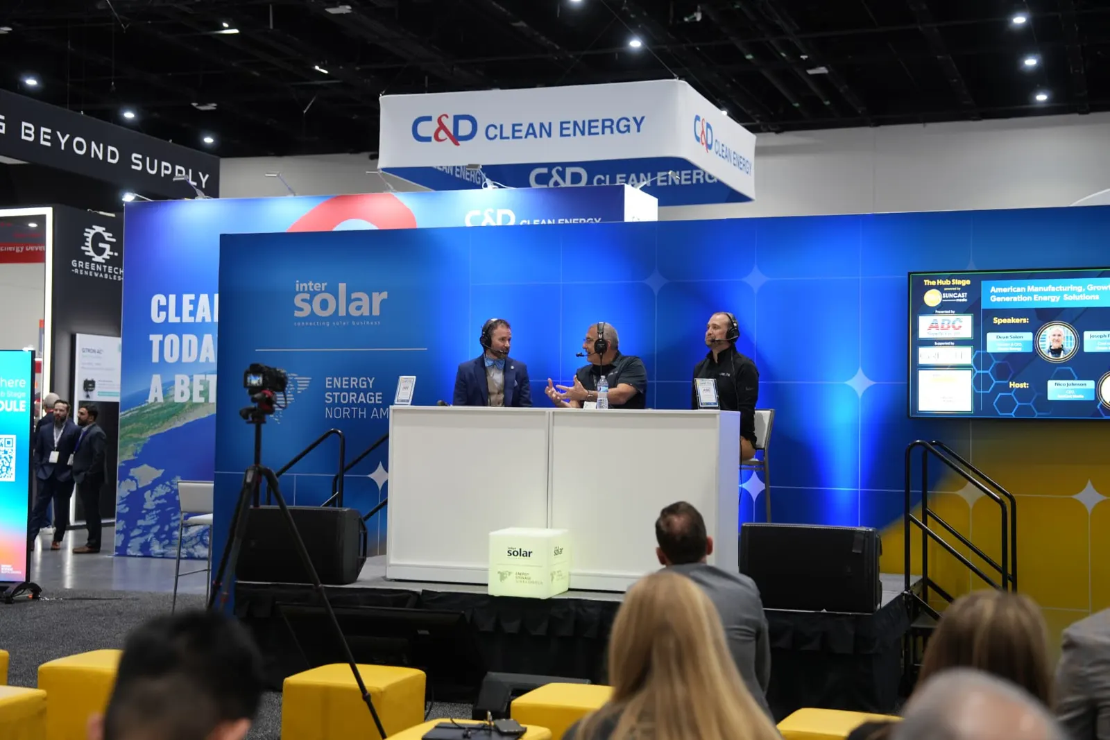 Panel discussion on the Intersolar Hub Stage